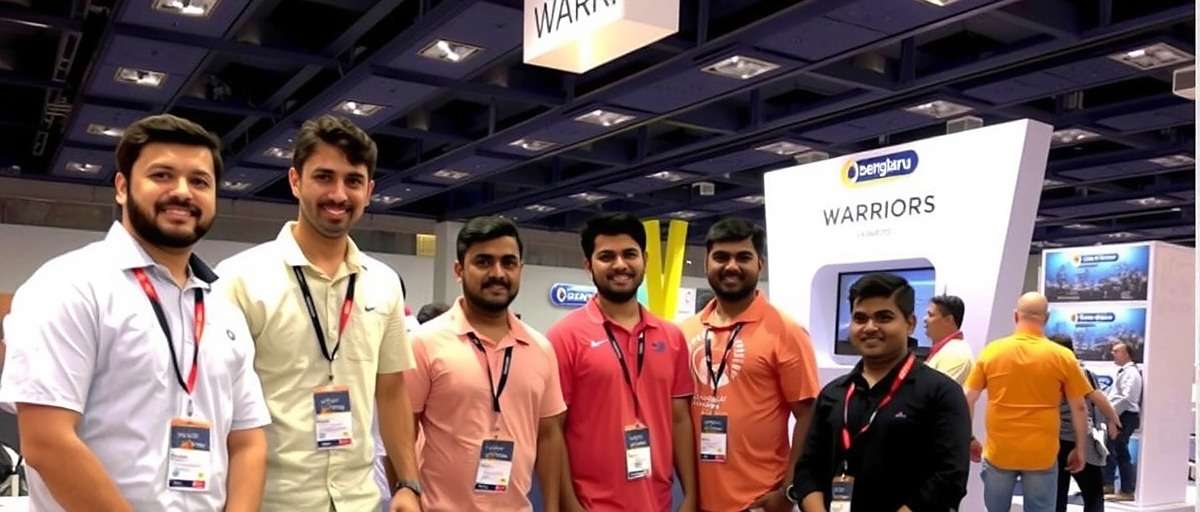 Bengaluru Warriors at Tech Expo Bengaluru Warriors featured in a tech expo in Bangalore